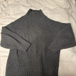 Maeve Charcoal Turtleneck Sweater